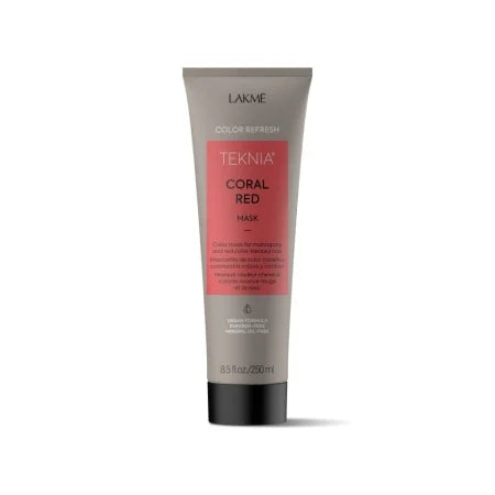 Lakme Masca nuantatoare pentru par roscat Teknia Refresh Coral Red, 250ml