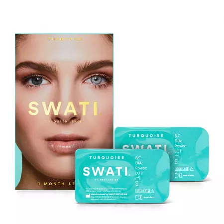 Swati Colored Contact Lenses Honey, 2 pieces