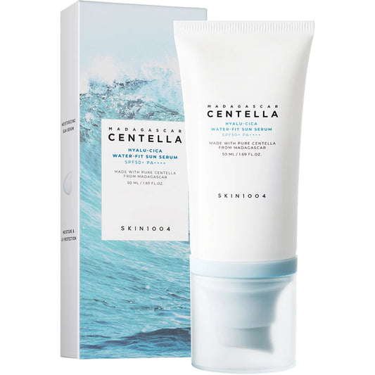 Ser pentru Fata cu Protectie Solara Acid Hyaluronyc si Centella SPF 50 PA++++ 50 ml Skin1004