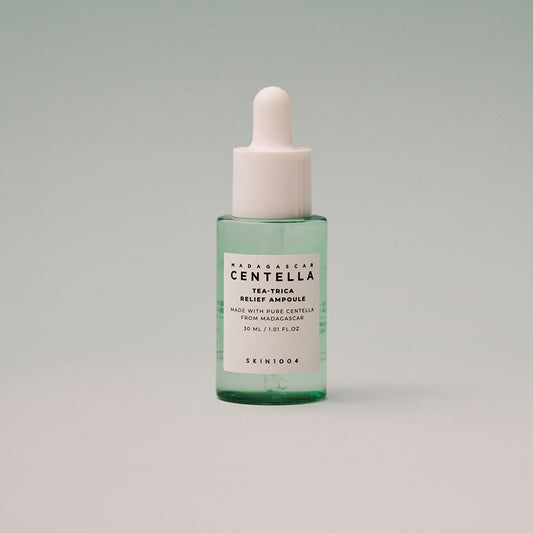Tea-Trica nyugtató, kipirosodás elleni szérum érzékeny bőrre, 30 ml, Skin1004