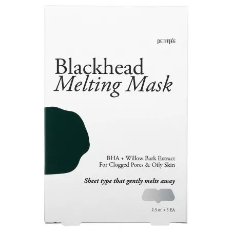 Petitfee  Masca de tip servetel Blackhead Melting 5 bucati x 2,5 ml