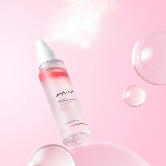 MEDICUBE PDRN Pink Glutathione facial serum spray - Intense hydration and natural glow, 100 ml