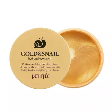 Petitfee Plasturi pentru ochi din hidrogel cu aur 60 bucati
