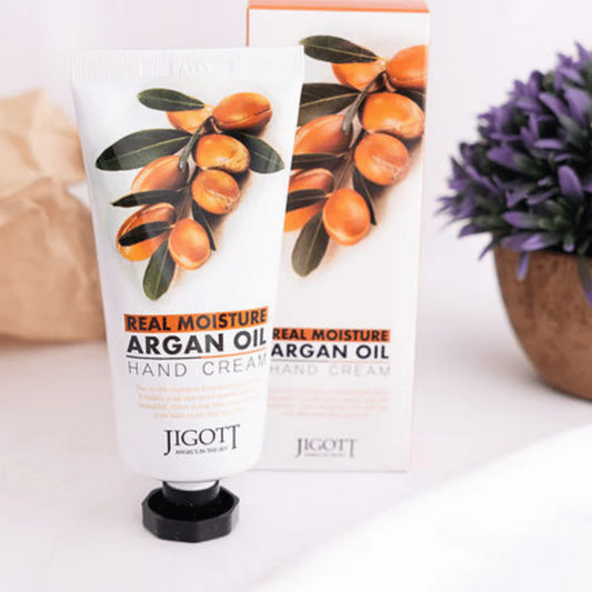 Jigott Cremă de mâini cu ulei de argan, 100 ml