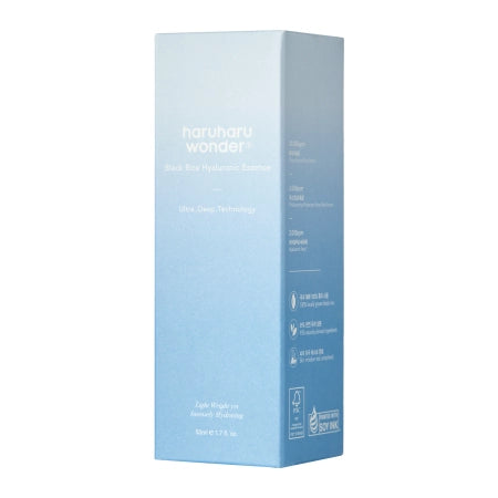 HaruHaru Wonder Black Rice Hyaluronic Essence, Moisturizing Essence, 50 ml