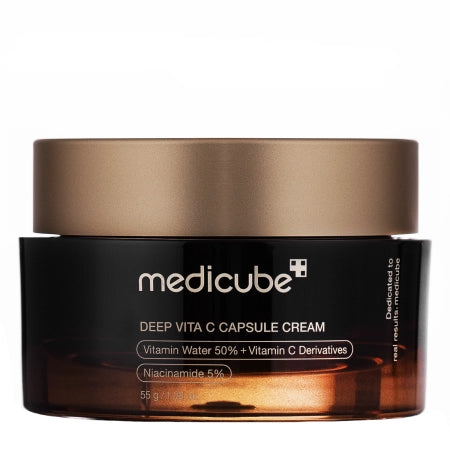 Medicube  Deep Vita C Capsule, Crema de fata pentru iluminare si fermitate, 55g