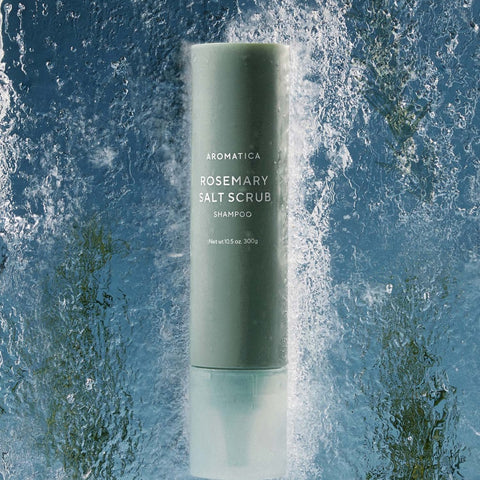 Aromatica Sampon scrub cu sare și rozmarin, 300 g