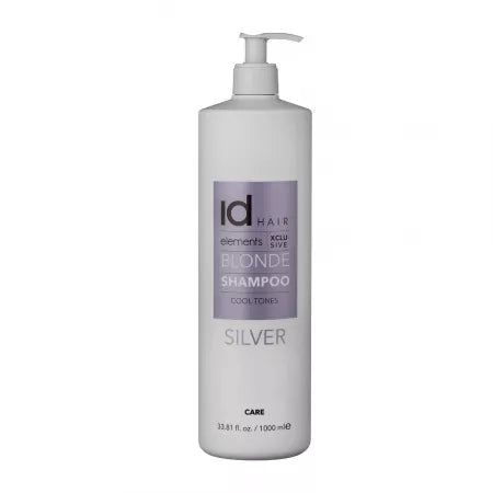 idHAIR Sampon Silver pentru par blond Elements XCLS, 1000 ml