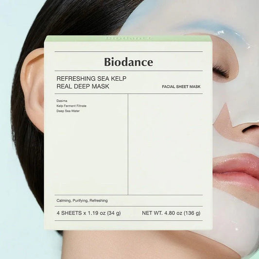 Biodance, REFRESHING SEA KELP REAL DEEP MASK - Gel Mask for Soothing and Hydrating, 1 pc.