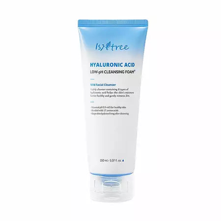 Isntree Spuma de curatare cu acid hialuronic si pH scazut, 150 ml