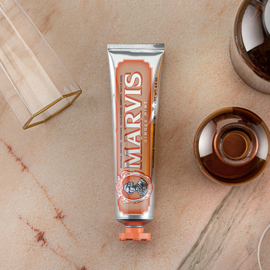 Marvis Pastă de dinți mentă ghimbir (Ginger Mint Toothpaste) 25 ml