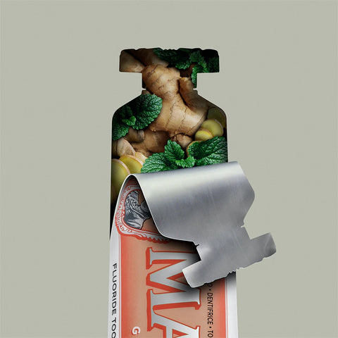 Marvis Pastă de dinți mentă ghimbir (Ginger Mint Toothpaste) 25 ml