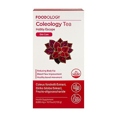 FOODOLOGY Ceai Pierdere in Greutate COLEOLOGY TEA REDUCING BODY FAT, 15 plicuri x120 g