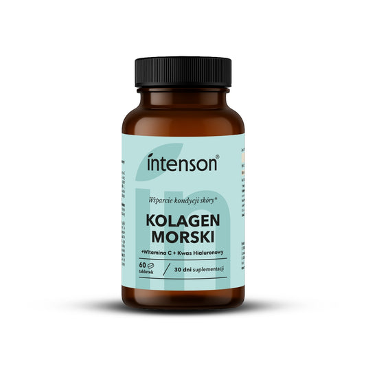 Intenson Supliment alimentar "Colagen marin + hialuron + vitamina C"