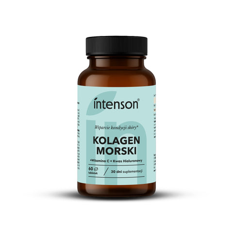 Intenson Supliment alimentar "Colagen marin + hialuron + vitamina C"