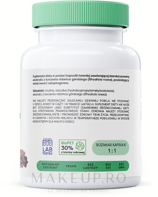 Osavi  Supliment alimentar "Rădăcină de Rhodiola Rosea",60 capsule